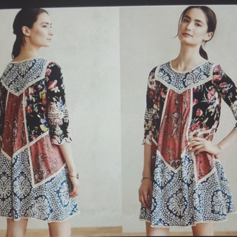 Anthropologie Inez Swing Dress